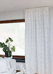 Gardiner - Bomullsgardin Helmi (grå)