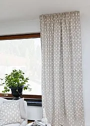 Gardiner - Bomullsgardin Sari (beige)