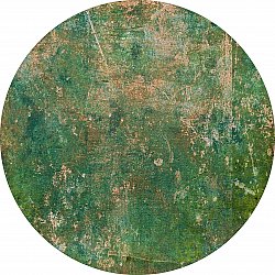 Rund matta - Povoa (grön)