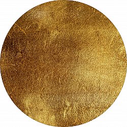 Rund matta - Malveira (guld)