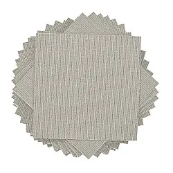 Heltäckningsmatta - Almeria Textilplattor 24-pack (randig grå)