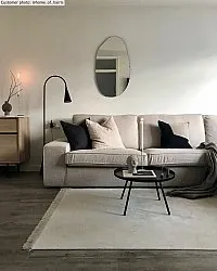 Wiltonmatta - Art Silk (ljusgrå/beige)
