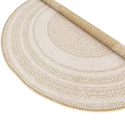 Rund matta - Indoor/Outdoor Angus (natur)