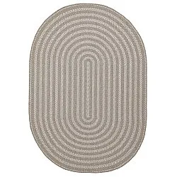 Oval matta - Indoor/outdoor Leander (beige)