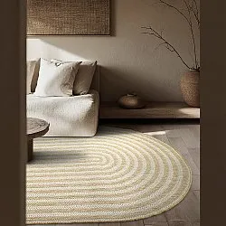 Oval matta - Indoor/outdoor Leander (natur)