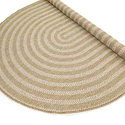 Oval matta - Indoor/outdoor Leander (natur)