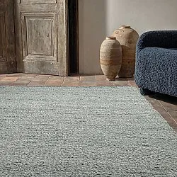 Inomhus/utomhusmatta - Milford Wool Look (ljusblå)