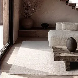 Inomhus/utomhusmatta - Orta Wool Look (creme)