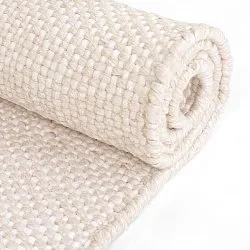 Inomhus/utomhusmatta - Orta Wool Look (creme)