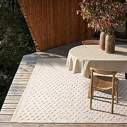 Inomhus/utomhusmatta - Todi Wool Look (creme)