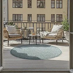 Rund matta - Tromsø (grön)