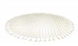 Rund matta - Campbell (offwhite)