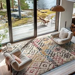 Ryamattor - Maloney Natural Cotton Shaggy (multi)