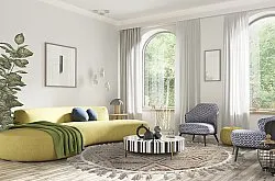 Rund matta - Dover (beige)