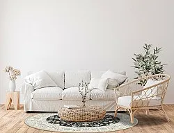 Rund matta - Arabella (svart)