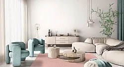Ullmatta - Hamilton (Coral Pink)