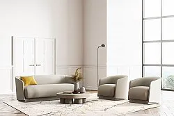 Wiltonmatta - Alden (offwhite/guld)