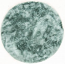 Runda mattor - Janjira (blå/grön)