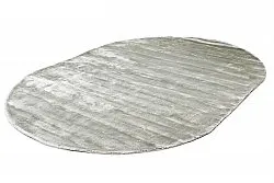 Oval viskosmatta - Jodhpur Special Luxury Edition (grön)