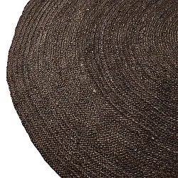 Rund jutematta - Amasia (mörk taupe)