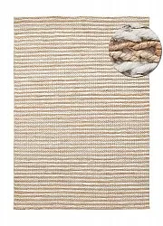 Jutematta - Howrah Braided Jute (natur/vit)