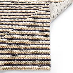 Jutematta - Howrah Braided Jute (natur/vit/svart)