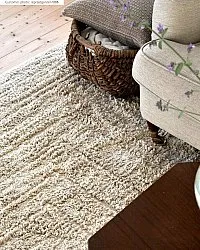 Ryamattor - Kendra Natural Cotton Shaggy (natur)