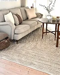 Ryamattor - Kendra Natural Cotton Shaggy (natur)