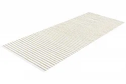 Plastmattor - Kensington (beige/vit)