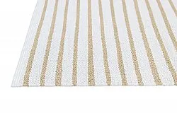 Plastmattor - Kensington (beige/vit)
