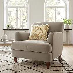 Kuddfodral - Clara (vit/beige)