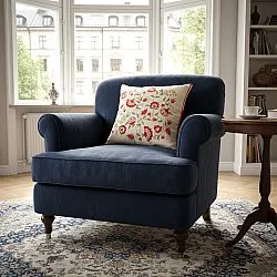 Kuddfodral - Kalmar Embroidered Cushion Cover (multi)