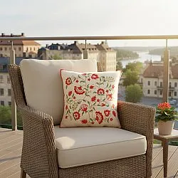 Kuddfodral - Kalmar Embroidered Cushion Cover (multi)