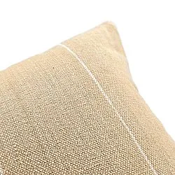 Kuddfodral - Martina Stripe (beige/vit)