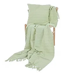 Kuddfodral - Nalani cotton cushion cover (ljusgrön)