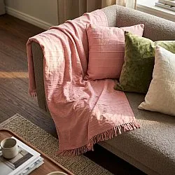 Kuddfodral - Nalani cotton cushion cover (rosa)