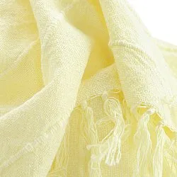 Filtar - Nalani cotton throw (ljusgul)