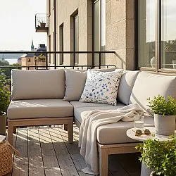 Kuddfodral - Stavanger Embroidered Cushion Cover (multi)