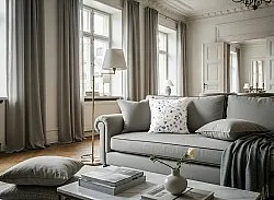 Kuddfodral - Stavanger Embroidered Cushion Cover (multi)
