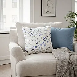 Kuddfodral - Stavanger Embroidered Cushion Cover (multi)