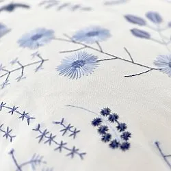 Kuddfodral - Stavanger Embroidered Cushion Cover (multi)