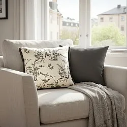 Kuddfodral - Viborg Embroidered Cushion Cover (multi)