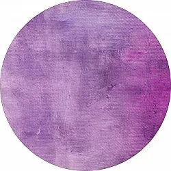 Rund matta - Guillos (lila)