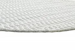 Rund matta - Long Stitch (grå)