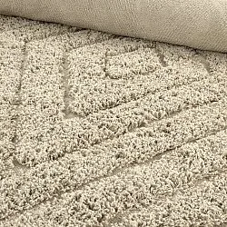 Ryamattor - Amberley Natural Cotton Shaggy (beige)