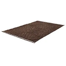 Ryamattor - Amberley Natural Cotton Shaggy (brun)