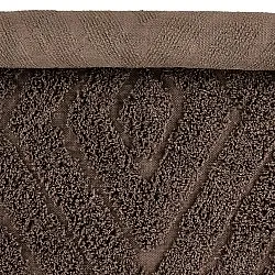 Rund matta - Amberley Natural Cotton Shaggy (brun)