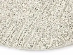 Rund matta - Amberley Natural Cotton Shaggy (offwhite)