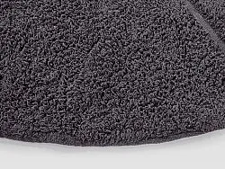 Rund matta - Andrea Natural Cotton Shaggy (svart)