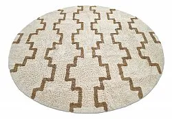 Rund matta - Arlon Natural Cotton Shaggy (beige)